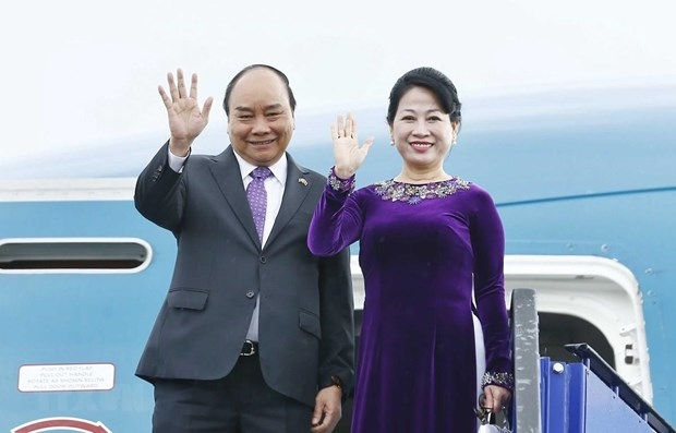 Thu tuong Nguyen Xuan Phuc len duong tham du Hoi nghi Cap cao ASEAN hinh anh 1