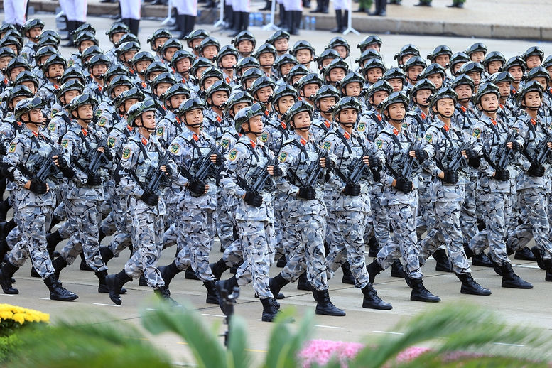 Chùm ảnh: Các khối diễu binh của quân đội nhân dân Việt Nam tại A80- Ảnh 13. Chùm ảnh: Các khối diễu binh của quân đội nhân dân Việt Nam tại A80- Ảnh 13.