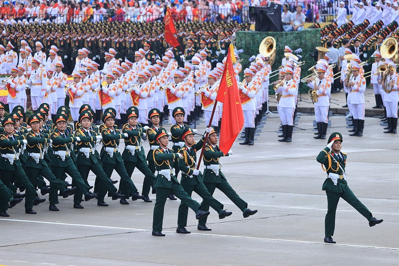 Chùm ảnh: Các khối diễu binh của quân đội nhân dân Việt Nam tại A80- Ảnh 9. Chùm ảnh: Các khối diễu binh của quân đội nhân dân Việt Nam tại A80- Ảnh 9.