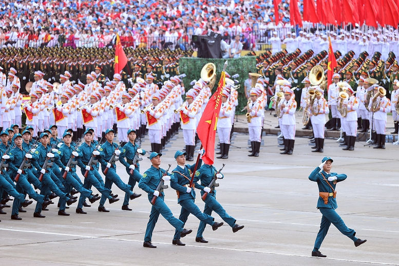 Chùm ảnh: Các khối diễu binh của quân đội nhân dân Việt Nam tại A80- Ảnh 23. Chùm ảnh: Các khối diễu binh của quân đội nhân dân Việt Nam tại A80- Ảnh 23.