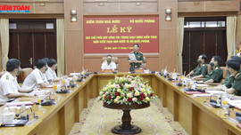 Kiểm toán Nhà nước - Bộ Quốc phòng tiếp tục hợp tác chặt chẽ, hiệu quả