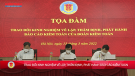 Trao đổi kinh nghiệm về lập, thẩm định, phát hành báo cáo kiểm toán