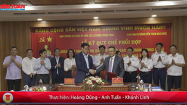 Đảng ủy Khối các cơ quan Trung ương và Ban cán sự Đảng KTNN ký Quy chế phối hợp