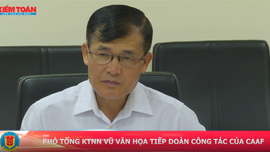 Phó Tổng KTNN Vũ Văn Họa tiếp đoàn công tác của CAAF