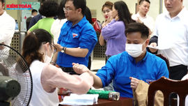Ngày hội hiến máu "Giọt hồng - giọt yêu thương" năm 2023