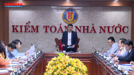 Họp tiểu ban Hậu cần - Lễ tân - Khánh tiết tổ chức kỷ niệm 30 năm thành lập KTNN