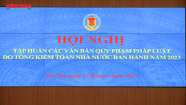 Hội nghị tập huấn văn bản quy phạm pháp luật do Tổng Kiểm toán nhà nước ban hành 