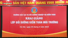 Khai giảng Lớp Bồi dưỡng kiểm toán môi trường