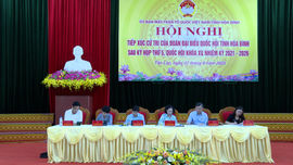 Thường trực Ban Bí thư Trương Thị Mai tiếp xúc cử tri tại huyện Tân Lạc, tỉnh Hòa Bình