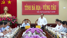 Tổng Kiểm toán nhà nước làm việc với tỉnh Bà Rịa – Vũng Tàu về thực hiện kiến nghị của Kiểm toán nhà nước
