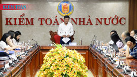 Hội đồng Khoa học  Kiểm toán nhà nước tổ chức nghiệm thu 2 đề tài khoa học cấp Bộ