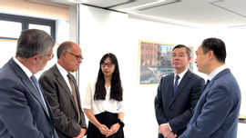 Tổng Kiểm toán nhà nước Ngô Văn Tuấn làm việc với Chủ tịch Tòa Thẩm kế Italia 