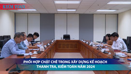 Phối hợp chặt chẽ trong xây dựng kế hoạch thanh tra, kiểm toán năm 2024