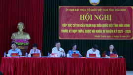 Tổng Kiểm toán nhà nước tiếp xúc cử tri tại huyện Lương Sơn - Hòa Bình