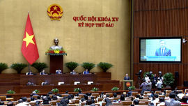 Tổng Kiểm toán nhà nước Ngô Văn Tuấn báo cáo kết quả thực hiện một số nghị quyết của Quốc hội