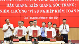 Hội nghị Sơ kết Quy chế phối hợp công tác giữa Kiểm toán nhà nước với các tỉnh khu vực Tây Nam Bộ