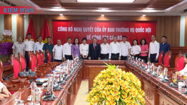 Công bố Nghị quyết nghỉ chế độ đối với Phó Tổng Kiểm toán Nhà nước Đặng Thế Vinh 