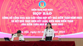 Kiểm toán nhà nước họp báo công khai kết quả kiểm toán năm 2023