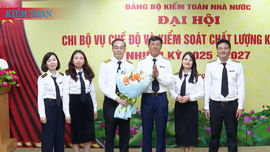 Lãnh đạo hoàn thành tốt công tác kiểm soát chất lượng kiểm toán và xây dựng văn bản, chế độ 