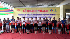 Kiểm toán nhà nước khánh thành công trình hỗ trợ học sinh huyện Con Cuông, tỉnh Nghệ An 