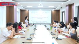 Báo Kiểm toán tổ chức khóa đào tạo kỹ năng MC cho phóng viên, biên tập viên