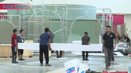 Kiểm toán nhà nước gấp rút hoàn thiện Không gian trưng bày tại Triển lãm 80 năm Quốc khánh 2/9