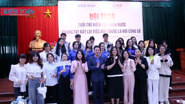 Hội thảo "Tuổi trẻ KTNN chung tay đẩy lùi việc hút thuốc lá nơi công sở"