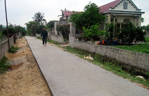 THỤY VĂN XÂY DỰNG NÔNG THÔN MỚI: Thành công nhờ khơi dậy sức dân