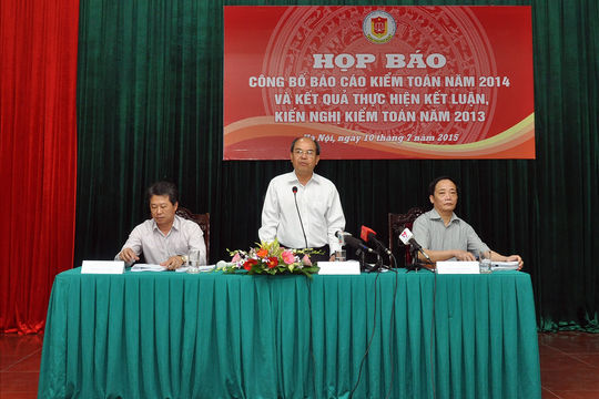 Công khai kết quả kiểm toán năm 2014