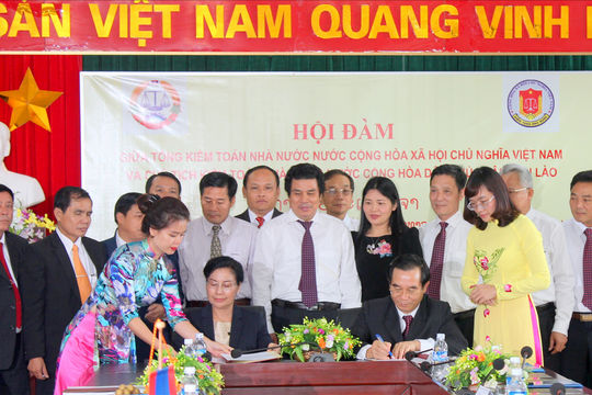 Tiếp tục tăng cường hợp tác toàn diện giữa KTNN Việt Nam và Lào