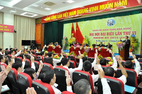 Đại hội Đảng bộ KTNN lần thứ VI, nhiệm kỳ 2015-2020: Đoàn kết, thống nhất, dân chủ và trí tuệ