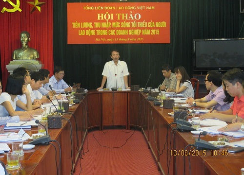 Xung quanh việc đề xuất tăng lương tối thiểu vùng:  Nhiều vấn đề được đặt ra