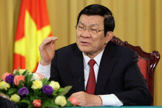 Chủ tịch nước Trương Tấn Sang: Thực hiện thành công sự nghiệp đổi mới,  xây dựng và bảo vệ vững chắc Tổ quốc