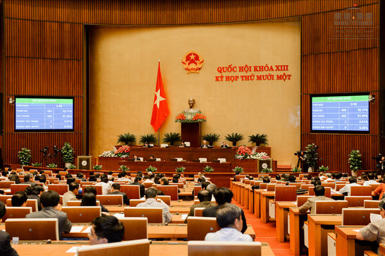 Tiếp tục chương trình kỳ họp thứ 11, Quốc hội khóa XIII: Ông Hồ Đức Phớc được Quốc hội bầu làm Tổng Kiểm toán Nhà nước