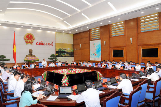 Thủ tướng Nguyễn Xuân Phúc chủ trì  phiên họp Chính phủ thường kỳ tháng 4
