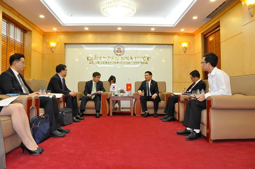 KTNN làm việc với Đoàn công tác của Ủy ban Kiểm toán và Thanh tra Hàn Quốc