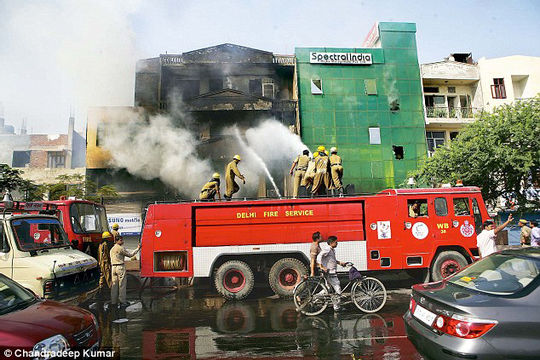 Ấn Độ: Phòng cháy chữa cháy Delhi không đủ năng lực ứng phó khẩn cấp