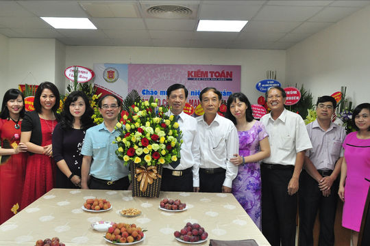 Lãnh đạo KTNN chúc mừng Báo Kiểm toán nhân ngày Báo chí Cách mạng Việt Nam