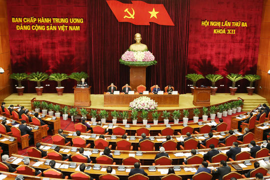 Hội nghị lần thứ 3 Ban Chấp hành Trung ương Đảng khóa XII: Thảo luận và quyết định những vấn đề cơ bản, hệ trọng