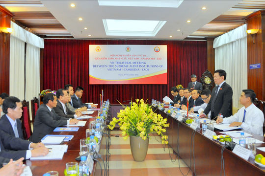 Thắt chặt quan hệ hợp tác giữa KTNN Việt Nam, Campuchia và Lào