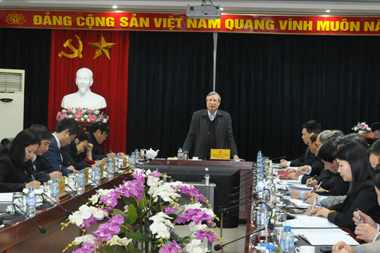 Đoàn kiểm tra của Bộ Chính trị làm việc với Ban cán sự đảng KTNN