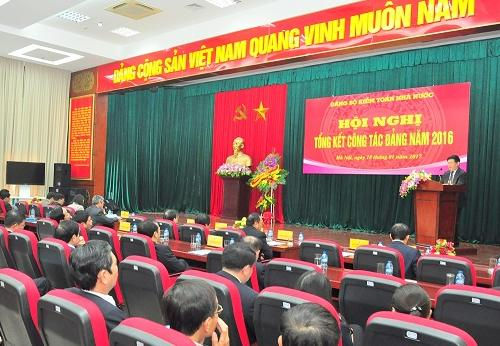 Đảng bộ KTNN đoàn kết, thống nhất, phấn đấu hoàn thành xuất sắc nhiệm vụ năm 2017