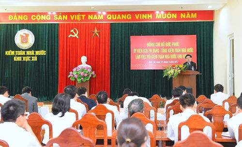 Tổng Kiểm toán Nhà nước làm việc với KTNN khu vực VIII và khu vực XII