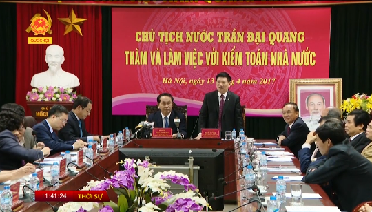 Đài truyền hình VTC1 phỏng vấn Tổng Kiểm toán nhà nước nhân dịp Xuân Đinh Dậu