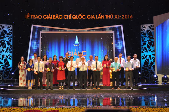 95 tác phẩm đạt giải Giải Báo chí quốc gia lần thứ XI