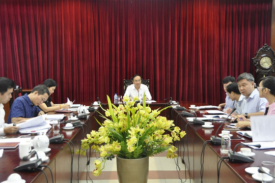 Tiểu ban Nội dung - Thư ký Đại hội ASOSAI 14 họp lần thứ nhất