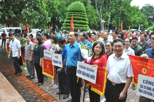 Công đoàn KTNN giành giải Nhì toàn đoàn Giao lưu thể thao Công đoàn Khối thi đua II
