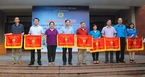 KTNN giành hạng Nhì toàn đoàn giải giao lưu thể thao Công đoàn Khối thi đua II