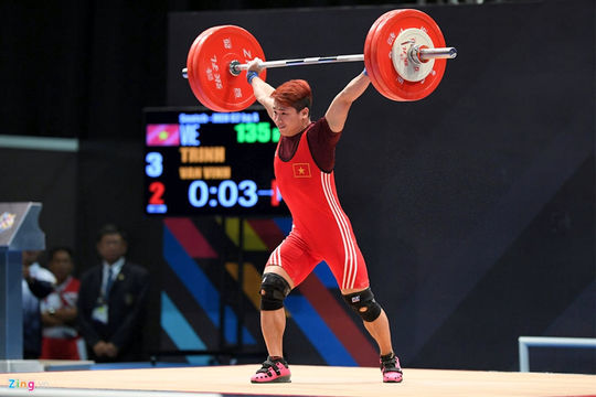 SEA Games 29: Giành thêm 2 HCV cử tạ, Việt Nam xếp vị trí thứ 3 trên bảng tổng sắp