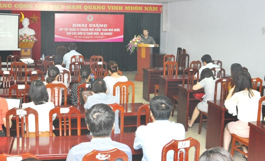 Tiếp tục tập huấn Chuẩn mực kiểm toán nhà nước Tiếp tục tập huấn Chuẩn mực kiểm toán nhà nước